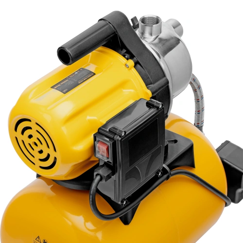 Насосная станция PS800X, 800 Вт, 3200 л/ч, ресивер 24 л, подъем 38 м, нержавейка Denzel купить в Москве с доставкой по всей России | ProtosMarket.ru