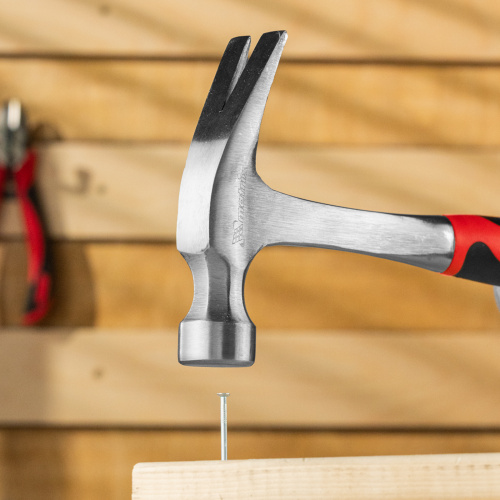 Молоток-гвоздодер, 570 г, цельнометаллический, двухкомпонентная рукоятка Matrix купить в Москве с доставкой по всей России | ProtosMarket.ru