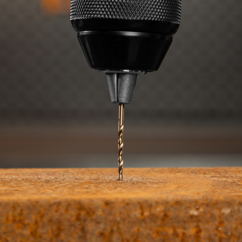 Сверло по металлу, 2,5 мм, HSS Co-8%, 2 шт.// Denzel купить в Москве с доставкой по всей России | ProtosMarket.ru