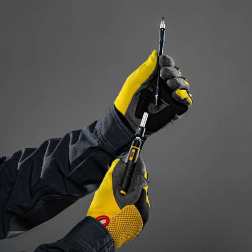 Отвертка с набором бит и торцевых головок для точных работ, гибкий привод, 48 шт, CrMo Denzel купить в Москве с доставкой по всей России | ProtosMarket.ru