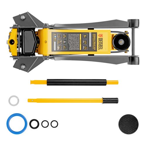 Домкрат гидравлический подкатной, 3 т, 85-610 мм, быстрый подъем, низ. подхват, проф, SUV Denzel купить в Москве с доставкой по всей России | ProtosMarket.ru