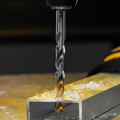 Сверло спиральное по металлу 10 x 133 мм, Р6М5, Golden Tip  Denzel купить в Москве с доставкой по всей России | ProtosMarket.ru