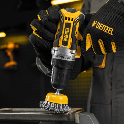 Щетка для дрели, 65 мм, Чашка, со шпилькой, нержавеющая крученая проволока Denzel купить в Москве с доставкой по всей России | ProtosMarket.ru