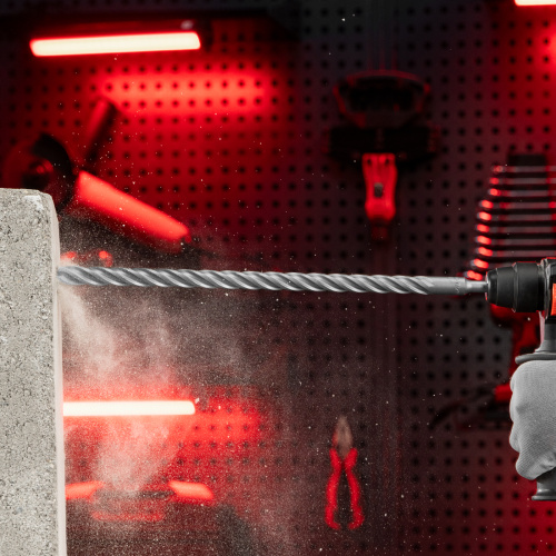 Бур по бетону, 18 x 400 мм, SDS PLUS c крестовой пластиной MATRIX купить в Москве с доставкой по всей России | ProtosMarket.ru