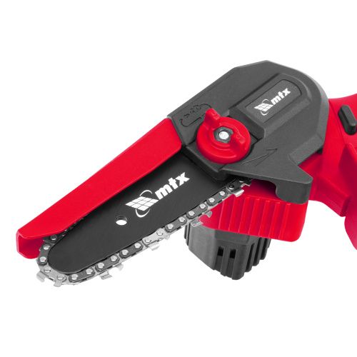 Цепная мини-пила аккумуляторная, MCS-100, шина 100 мм, Li-Ion, 20 В MTX купить в Москве с доставкой по всей России | ProtosMarket.ru