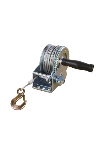 Лебедка ручная барабанная с тросом  400кг  20м оцинкованная TOR FD по ценам производителя в Москве с доставкой по всей России