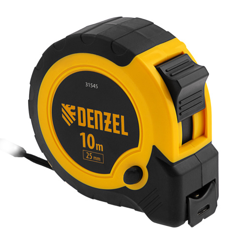 Рулетка 10м х 25мм, двухкомп. корпус, кнопка-пауза Denzel купить в Москве с доставкой по всей России | ProtosMarket.ru