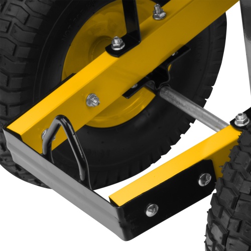 Тачка строительная, усиленная, объем 140 л, 250 кг, двухколесная, колесо 15х6.00-6// Denzel купить в Москве с доставкой по всей России | ProtosMarket.ru