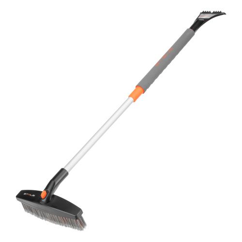 Щетка-сметка для снега со скребком телескопическая Stels купить в Москве с доставкой по всей России | ProtosMarket.ru