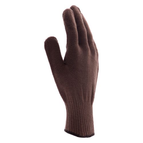 Перчатки трикотажные, акрил, ПВХ гель, "Протектор", коричневый, оверлок Сибртех купить в Москве с доставкой по всей России | ProtosMarket.ru