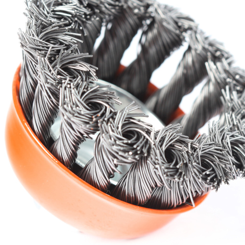 Щетка чашеобразная витая (125 мм, М14) купить в Москве с доставкой по всей России | ProtosMarket.ru