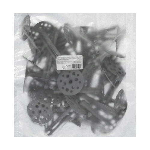 Дюбель, "Гриб" для крепления утеплителя, 100 мм, 45 шт/уп Сибртех купить в Москве с доставкой по всей России | ProtosMarket.ru