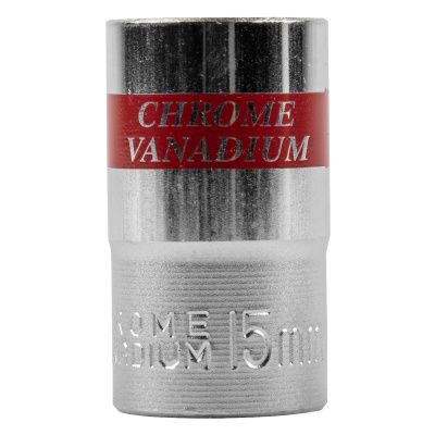 Головка торцевая, 15 мм, шестигранная, CrV, под квадрат 1/2, хромированная Matrix купить в Москве с доставкой по всей России | ProtosMarket.ru