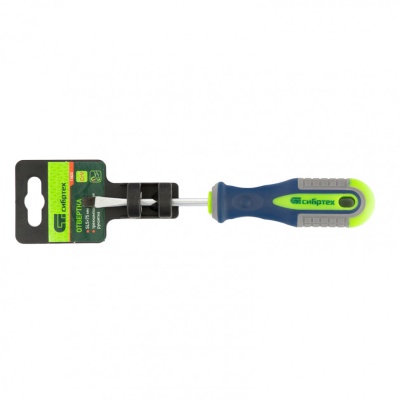 Отвертка, SL5 х 75 мм, CrV, трехкомпонентная рукоятка Сибртех купить в Москве с доставкой по всей России | ProtosMarket.ru
