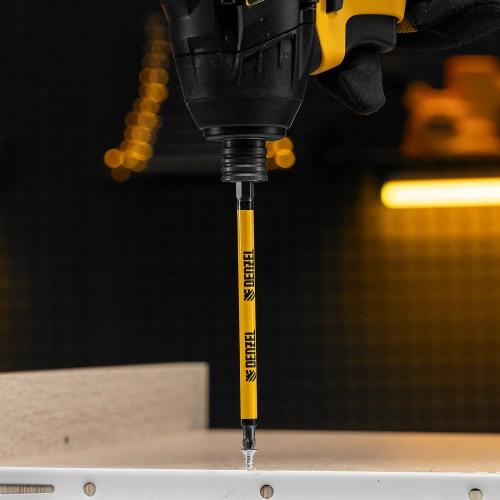 Бита PH2х127, сталь S2, цилиндр., 5шт. Е 6,3 Denzel купить в Москве с доставкой по всей России | ProtosMarket.ru