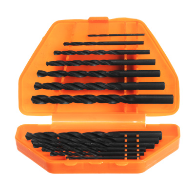Набор сверл по металлу, 1.5-6.5 мм, (через 0.5 мм) 13 шт, пластиковый бокс, цилиндрический хвостовиковик Sparta купить в Москве с доставкой по всей России | ProtosMarket.ru