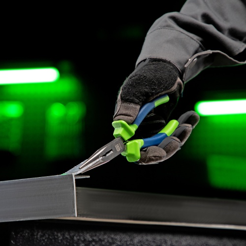 Длинногубцы прямые, 160 мм, двухкомпонентные рукоятки Сибртех купить в Москве с доставкой по всей России | ProtosMarket.ru