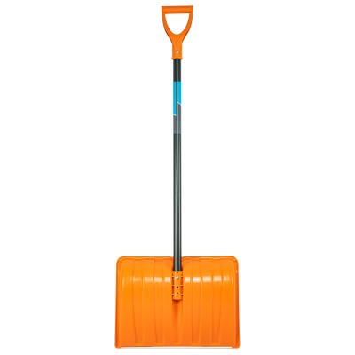 Лопата для уборки снега пластиковая, 490х370х1350 мм, стальной черенок, усиленная// Сибртех купить в Москве с доставкой по всей России | ProtosMarket.ru