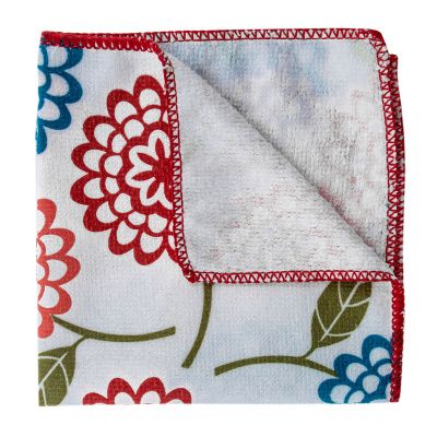 Салфетка из микрофибры универсальная, 300 х 300 мм, с цветами, Home Palisad купить в Москве с доставкой по всей России | ProtosMarket.ru
