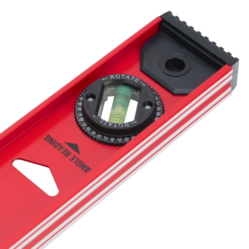 Уровень алюминиевый "Рельс", 600 мм, 3 глазка, усиленный Matrix купить в Москве с доставкой по всей России | ProtosMarket.ru