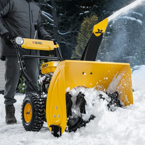 Бензиновая снегоуборочная машина SBM 610, 212 cc, ручной старт, фара Denzel купить в Москве с доставкой по всей России | ProtosMarket.ru