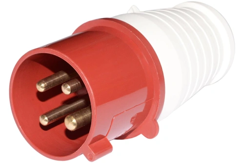 Вилка 024 3Р+РЕ 32А 380В IP44 по ценам производителя в Москве с доставкой по всей России
