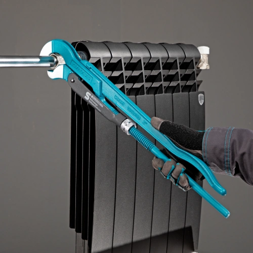 Ключ трубный рычажный 2, №3, цельнокованый, CrV, тип "S" Gross купить в Москве с доставкой по всей России | ProtosMarket.ru