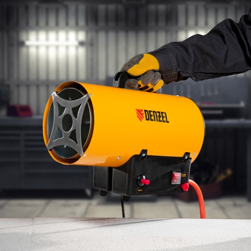 Газовая тепловая пушка GHG-10, 10 кВт, 300 м3/ч, пропан-бутан Denzel купить в Москве с доставкой по всей России | ProtosMarket.ru