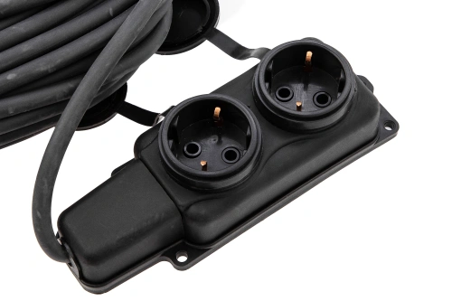 Удлинитель силовой 20 м, 16А, тип УХз16, КГ 3 x 1.5 мм, 2 розетки, Сибртех купить в Москве с доставкой по всей России | ProtosMarket.ru