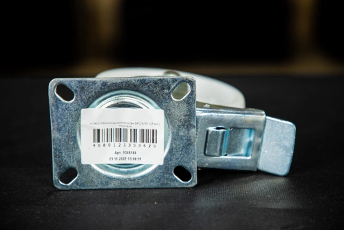 Колесо поворотное полипропилен SRCnb 55 125 мм с тормозом (N) купить в Москве с доставкой по всей России | ProtosMarket.ru