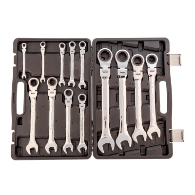 Набор ключей комбинированных, трещоточных шарнирных 13 шт. Matrix купить в Москве с доставкой по всей России | ProtosMarket.ru