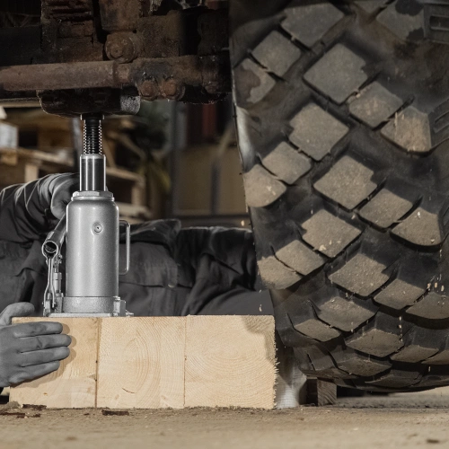 Домкрат гидравлический бутылочный, 12 т, h подъема 230-465 мм Matrix по ценам производителя в Москве с доставкой по всей России