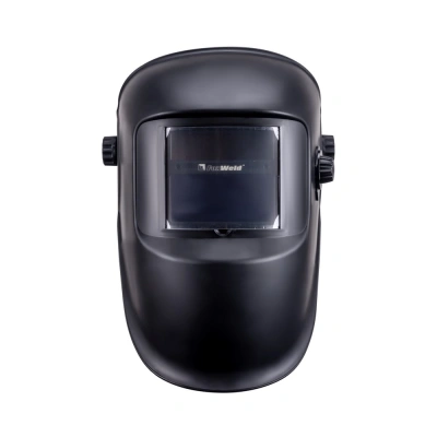 Маска сварщика КОРУНД "черная" (ф-р АСФ 4/9-13 с внеш. рег., пр-во FoxWeld) ,без коробки купить в Москве с доставкой по всей России | ProtosMarket.ru