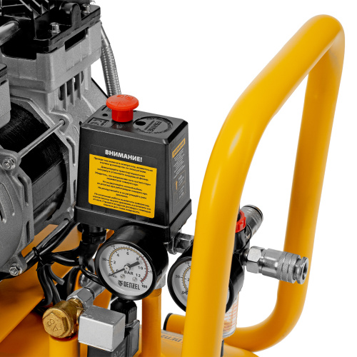 Компрессор безмасляный, малошумный DLS 1500/50, 1500 ВТ, 2x750, 50 л, 260 л/мин Denzel купить в Москве с доставкой по всей России | ProtosMarket.ru