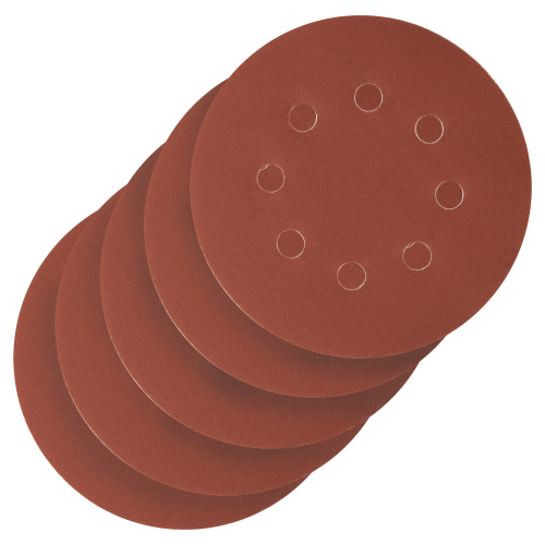 Круг абразивный на ворсовой подложке под "липучку", перфорированный, P 500, 125 мм, 5 шт Сибртех купить в Москве с доставкой по всей России | ProtosMarket.ru