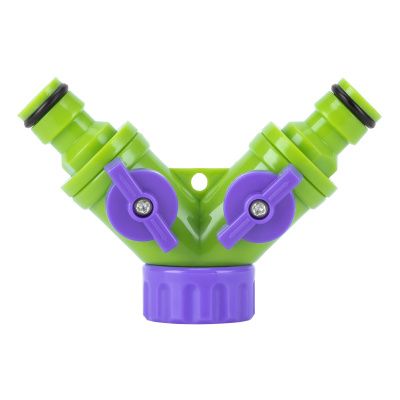 Разветвитель двухканальный, регулируемый, со штуцерами Palisad купить в Москве с доставкой по всей России | ProtosMarket.ru