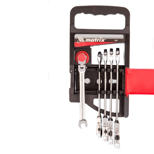 Набор ключей комбинированных, трещоточных шарнирных 5 шт. Matrix купить в Москве с доставкой по всей России | ProtosMarket.ru