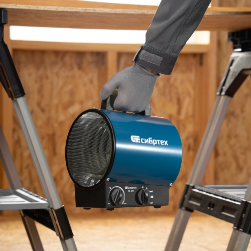 Тепловая пушка ТВ-3М (тепловентилятор), 230 В, 3 режима: вентилятор/1500 Вт /3000 Вт Сибртех купить в Москве с доставкой по всей России | ProtosMarket.ru