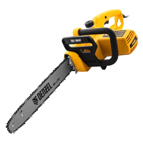 Пила цепная электрическая EDS-1800P, 1.8 кВт,поперечная, шина 40 см, шаг 3/8, паз 1.3 мм, 57 звеньев Denzel купить в Москве с доставкой по всей России | ProtosMarket.ru