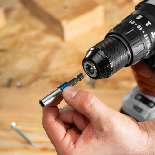 Адаптер для бит с двойным держателем и магнитом, 65 мм, 1/4 Gross купить в Москве с доставкой по всей России | ProtosMarket.ru