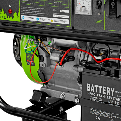 Генератор бензиновый БС-6500Э, 5.5 кВт, 230В, четырехтактный, 25 л, электростартер Сибртех купить в Москве с доставкой по всей России | ProtosMarket.ru