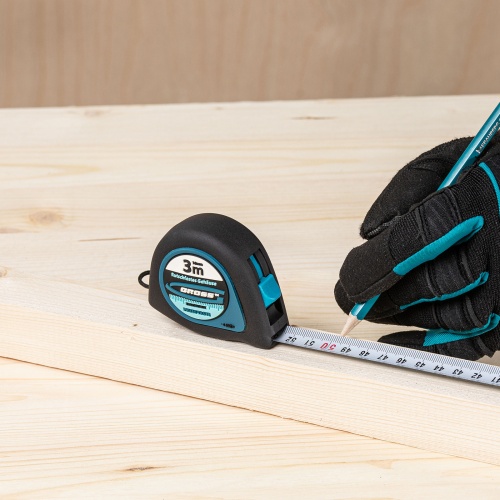 Рулетка "Ergonomisch",3 м x 16 мм,магнитный обрезиненный зацеп Gross купить в Москве с доставкой по всей России | ProtosMarket.ru