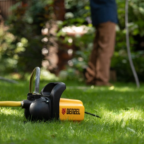 Садовый поверхностный насос GP 600, 600 Вт, 3000 л/ч, подъем 35 м, пластик Denzel купить в Москве с доставкой по всей России | ProtosMarket.ru