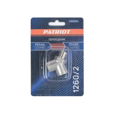 Переходник PATRIOT 1260/2 (Y-образный 1/4quot; MFF) купить в Москве с доставкой по всей России | ProtosMarket.ru