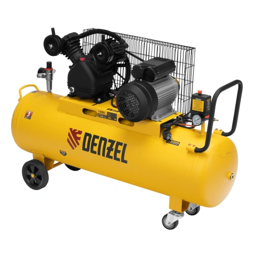 Компрессор воздушный BCV2300/100, ременный привод, 2.3 кВт, 100 литров, 440 л/мин Denzel по ценам производителя в Москве с доставкой по всей России