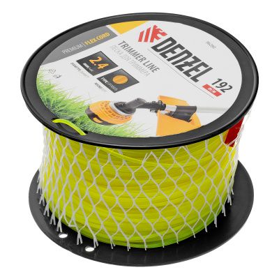 Леска для триммера круглая, 2,4мм х 192м, на DIN катушке FLEX CORD Denzel купить в Москве с доставкой по всей России | ProtosMarket.ru