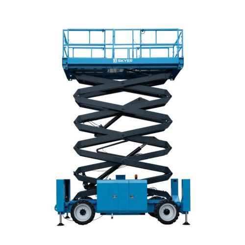 Подъемник самоходный дизельный ножничный с выдвижными платформами SKYER DPL1568 купить в Москве с доставкой по всей России | ProtosMarket.ru