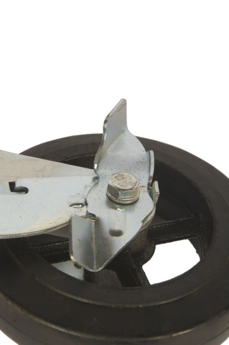 Колесо большегрузное поворотное SCdb 80 200 мм обрезиненное с тормозом (N) купить в Москве с доставкой по всей России | ProtosMarket.ru