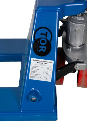 Тележка гидравлическая 2500 кг 800 мм полиуретановые колеса TOR RHP купить в Москве с доставкой по всей России | ProtosMarket.ru