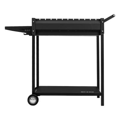 Мангал сварной на колесах, 662 х 390 х 152/805 мм, сталь 2 мм, кочерга в комплекте, Camping Palisad купить в Москве с доставкой по всей России | ProtosMarket.ru